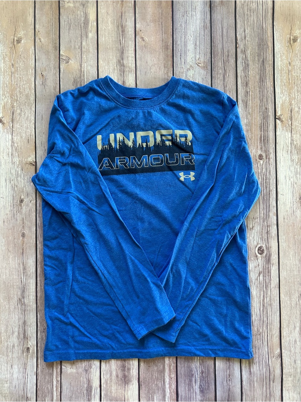 Under Armour Blue Long Sleeve Shirt